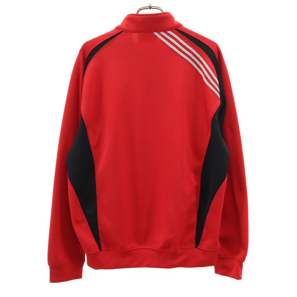 Adidas Golf Long Sleeve Half Zip Wear M Red Mesh Men's Used