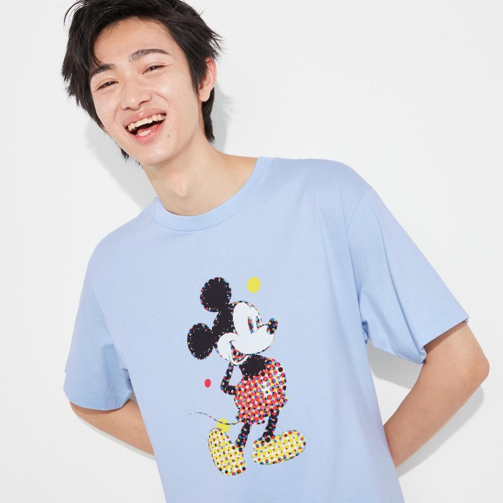 

UNIQLO JAPAN Футболка с рисунком Mickey Stans UT, короткий рукав, стандартный крой