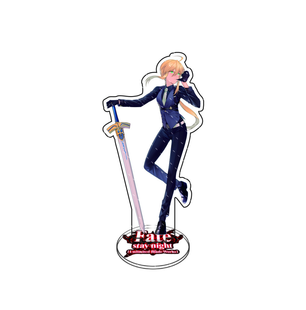 Anime Fate 15cm Acrylic Stand Model Cosplay Characters Desktop model stand Ornament Goods Collection Gifts