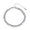 Men's bracelet - double-layer luxury high-end elegant hand accessory jewelry