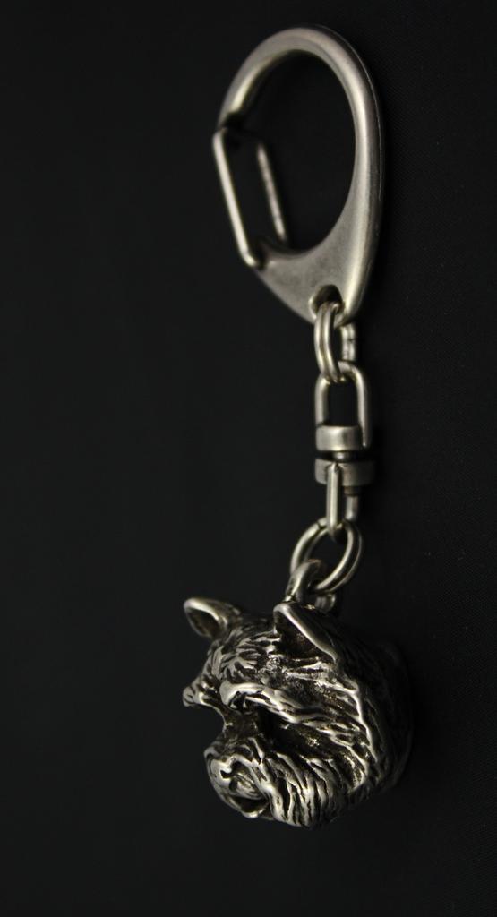 West Highland White Terrier, Westie, Westy I - Postříbřená klíčenka s pejskem, ozdoba na kabelku, přívěsek na batoh značky Art-Dog