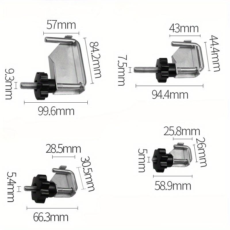 4 Pieces Automobile Oil Line Pipe Clamp U Shaped Sealing Pliers Good Performance Easily Install Professional Metal Material