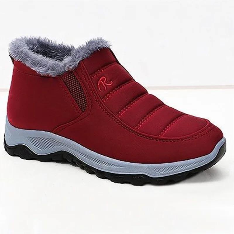 Fashion Women's Boots Unisex Winter Shoes Women Waterproof Snow Boots Female Slip on Casual Shoe Plush FootwearDLSYXDBrand Women's Boots