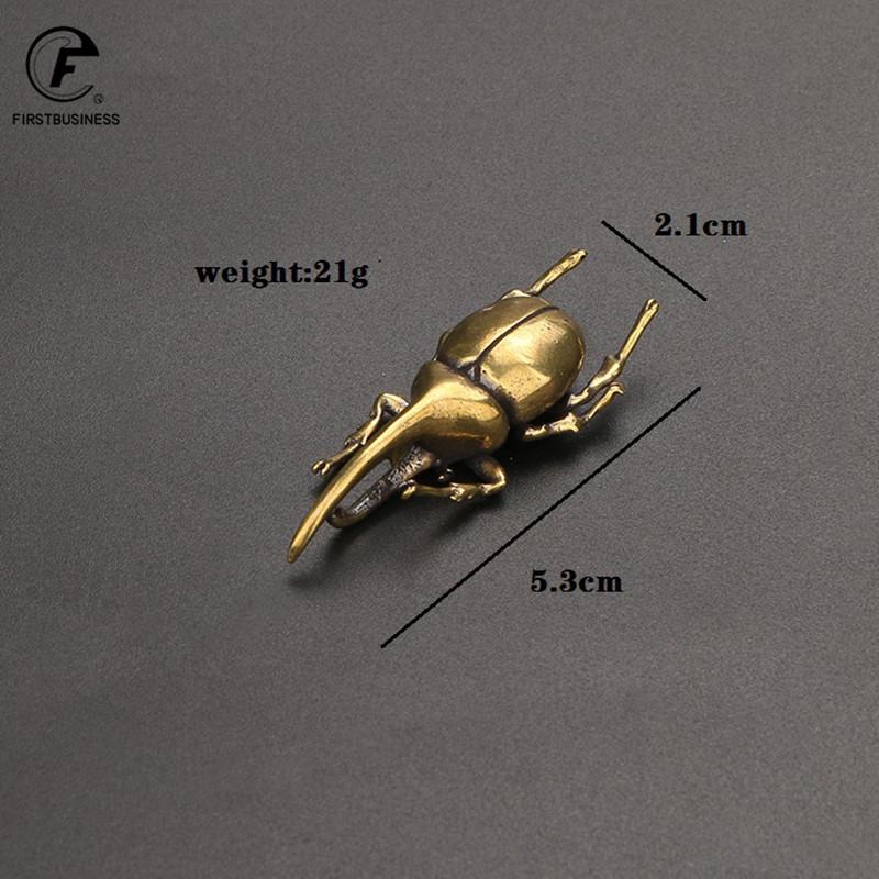 Soild Brass Cricket Figurines Miniatures Desktop Ornaments Tricky Spoof Insect Toy Retro Animal Small Statue Crafts Decorations