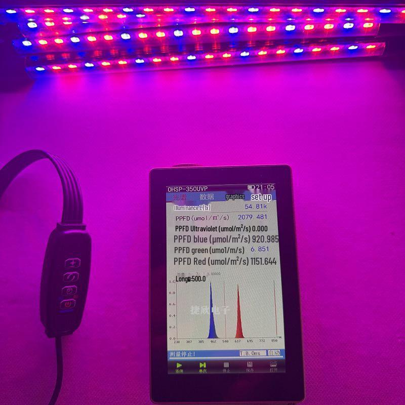 Full Spectrum LED Grow Light with Timer for Succulents, Flowers, and Seedlings