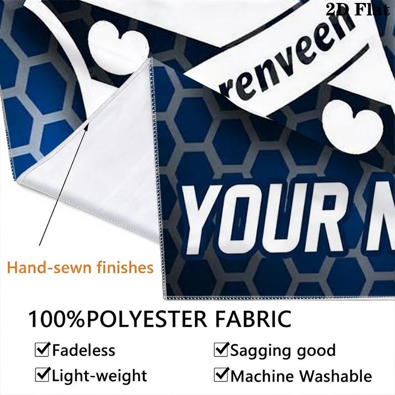 Custom Name SC Heerenveen Wall Tapestry Aesthetic Wall Hanging Printed Fabric Blanket Decorative Tapestries for Bedroom Living Room Home Decor