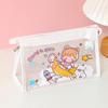 Cute Clear Cosmetic Bag Smoother  Large Capacity Multifunctional Portable Travel Storage Bag F