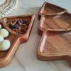 Snack Tray Wooden Serving Dish Perfect for Dried Fruits and Nuts Ideal for Parties and Kitchen Use Home & Restaurant Supplies