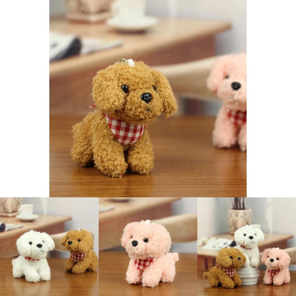 Adorable Cuddly Teddy Dog Plush Keychain Super Cute Plush Doll Gift For Kids