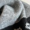 Gray Dachshund Knitted Scarf Women's New Winter Korean Atmosphere Warm Woolen Scarf Women's Neck Protector