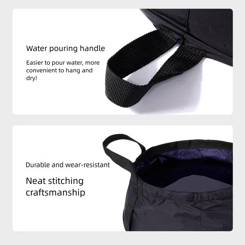 Waterproof Portable Wash Basin Collapsible Foldable Washbasin Basket Folding Water Basin Fishing