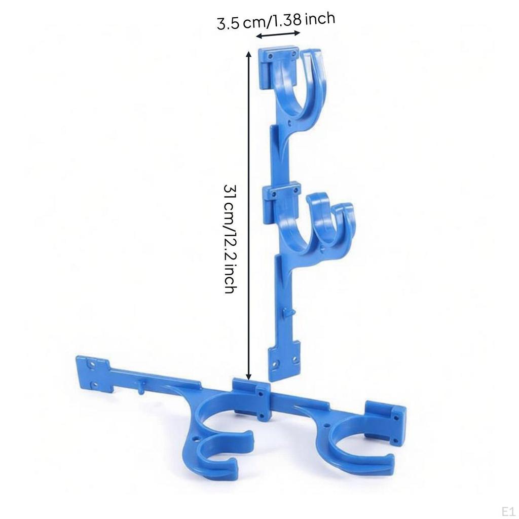 Pool Hook Rack Outdoor Use Swimming Accessory Versatile Vacuum Hose Hanger