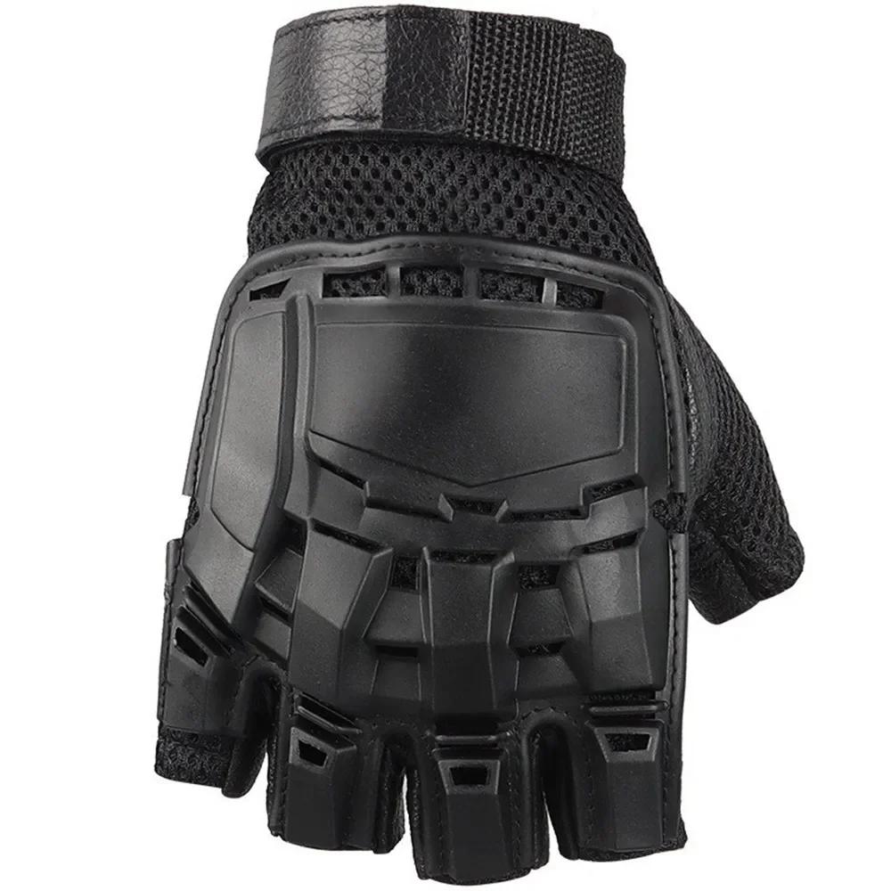 Outdoor Tactical Hard-Shell Breathable Gloves Full/Half Finger Motorcycling Cycling Gloves XL