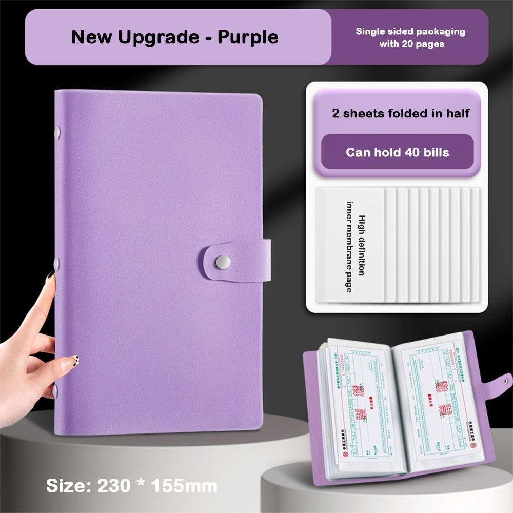 PU Cash Deposit Book 20Sheets Budget Binder Funny Storage Book  Children