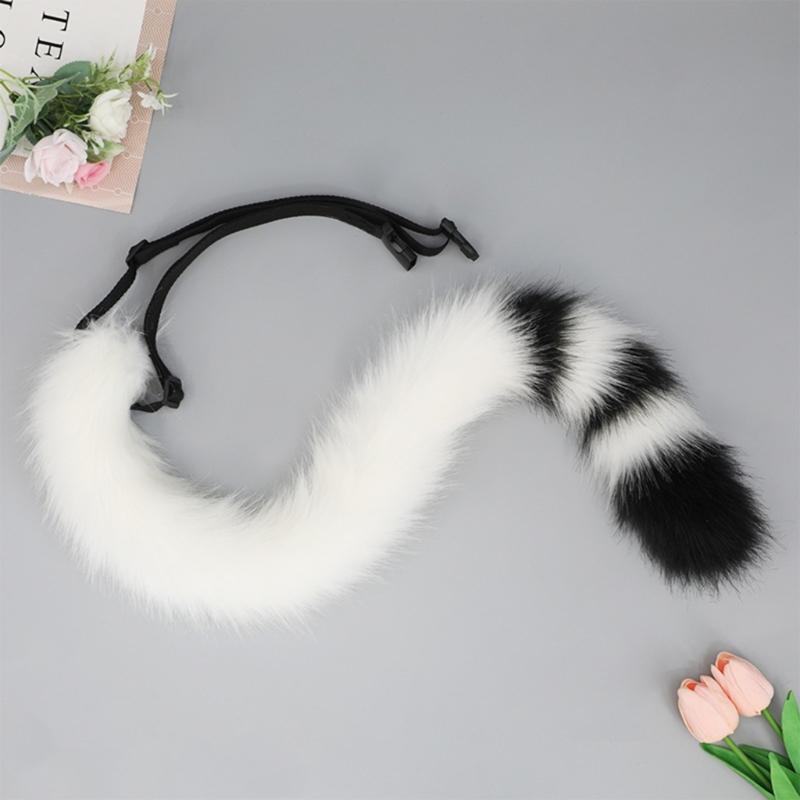 Cute Anime Beast Tail Cat Ear Headband Paw Gloves Set Lovely-Fox Tail Themed Party Costume Cosplay Props for Festivals