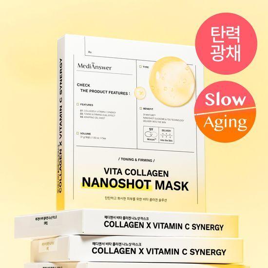 MediAnswer Vita Collagen Nano Shot Mask (5 Sheets)