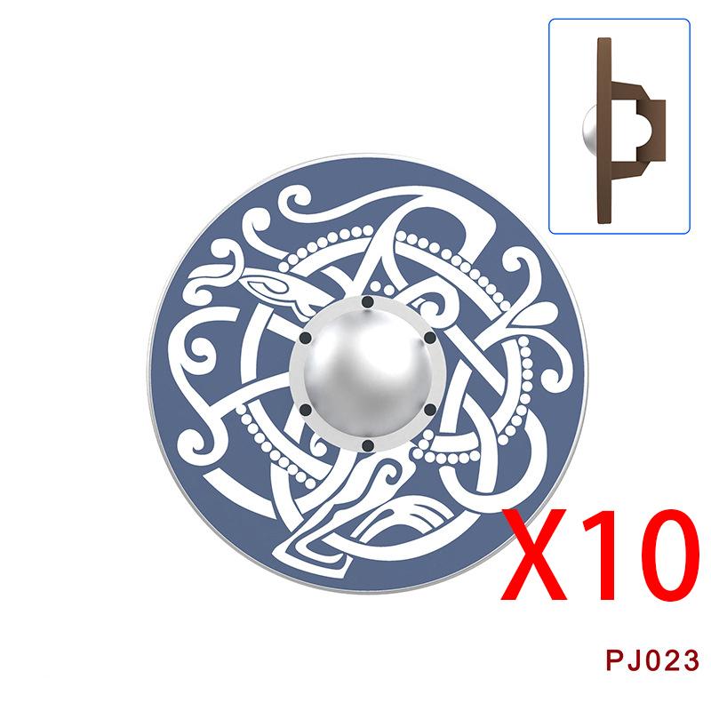 Mittelalterliche Militärburg Ritter Bausteine Reitpferd Wolf Bär Elefant Tier Weste Waffe Fahne Sattel Spielzeug Ziegelstein Geschenk A06