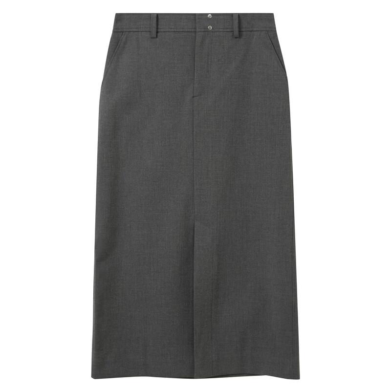 Sancai 2026 Summer High-Waist Straight Long Skirt