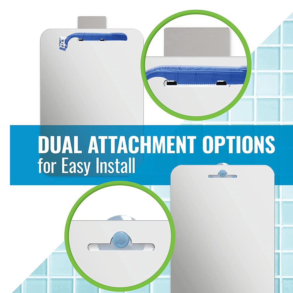 Зеркало для душа без запотевания Зеркало для душа против запотевания Небьющееся Безрамное Зеркало для душа Настенное зеркало для мужчин и женщин China Mainland