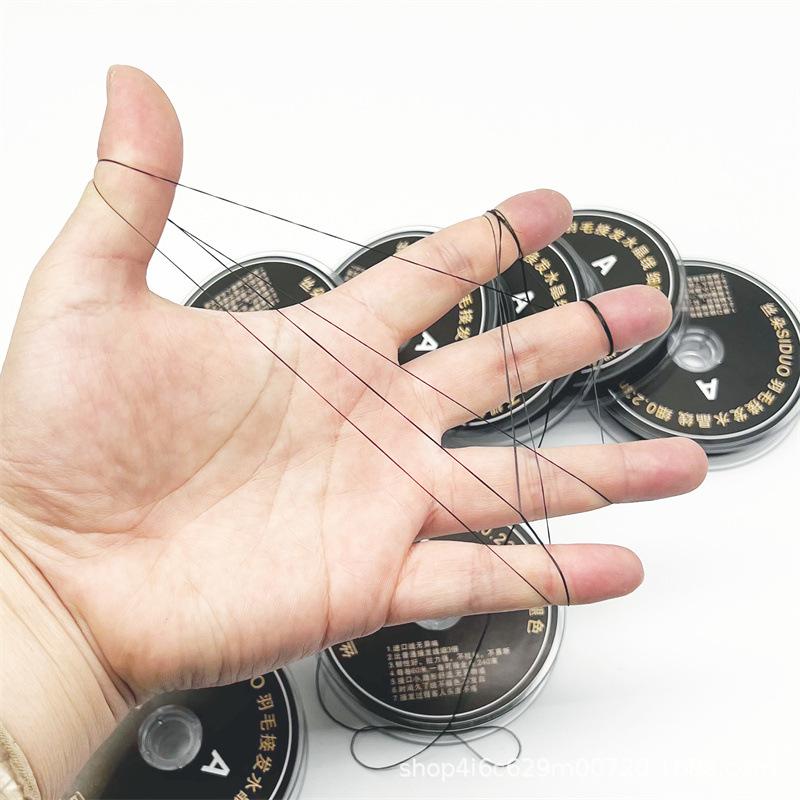 1 Roll 60M Salon Crystal Elastic String Hair Weave Sew Decoration Thread For Hair Thread Making Weaving Wig Hair Extensions