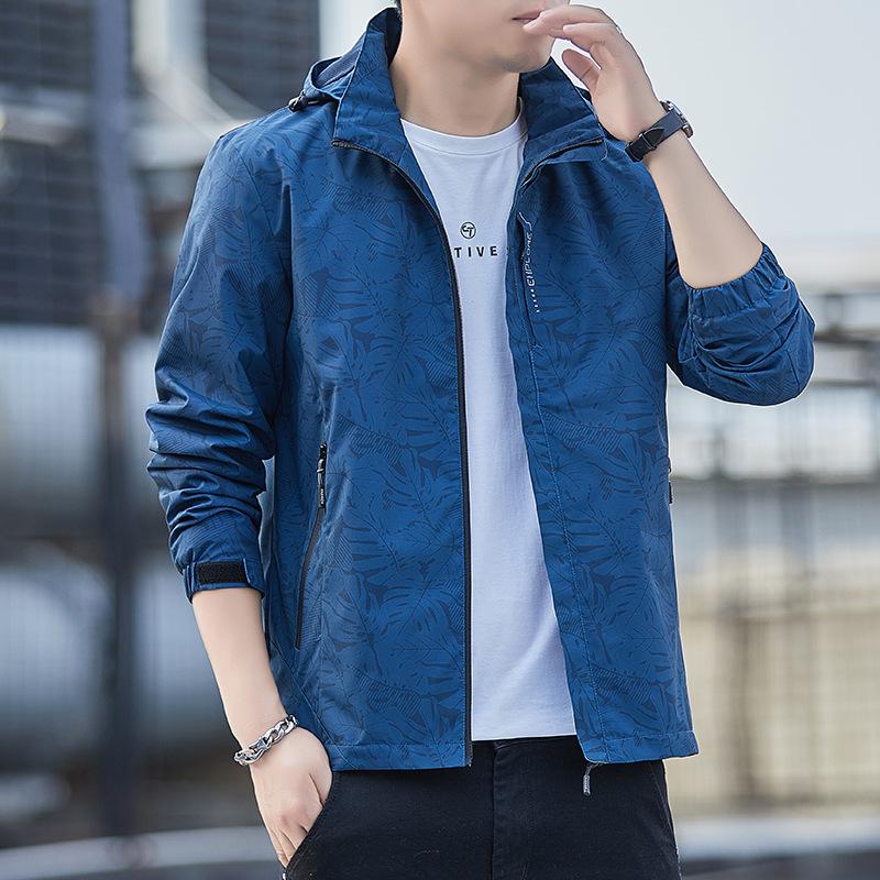 Herren- und Damenjacken, Frühling und Herbst, koreanische Version, lockere Freizeit-Arbeitsjacke, Herren-Kapuzenjacke, modische Jacke im Paar-Stil