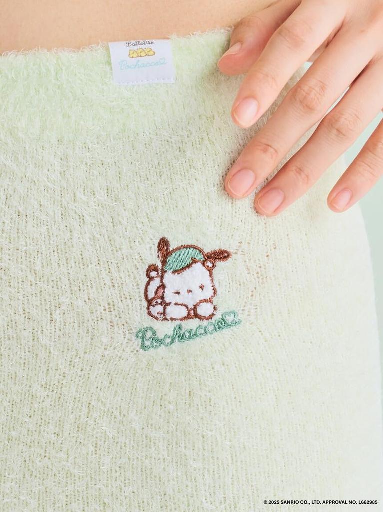 Pochacco Fluffy Compression Night Leggings, Ballelite, Mint, L