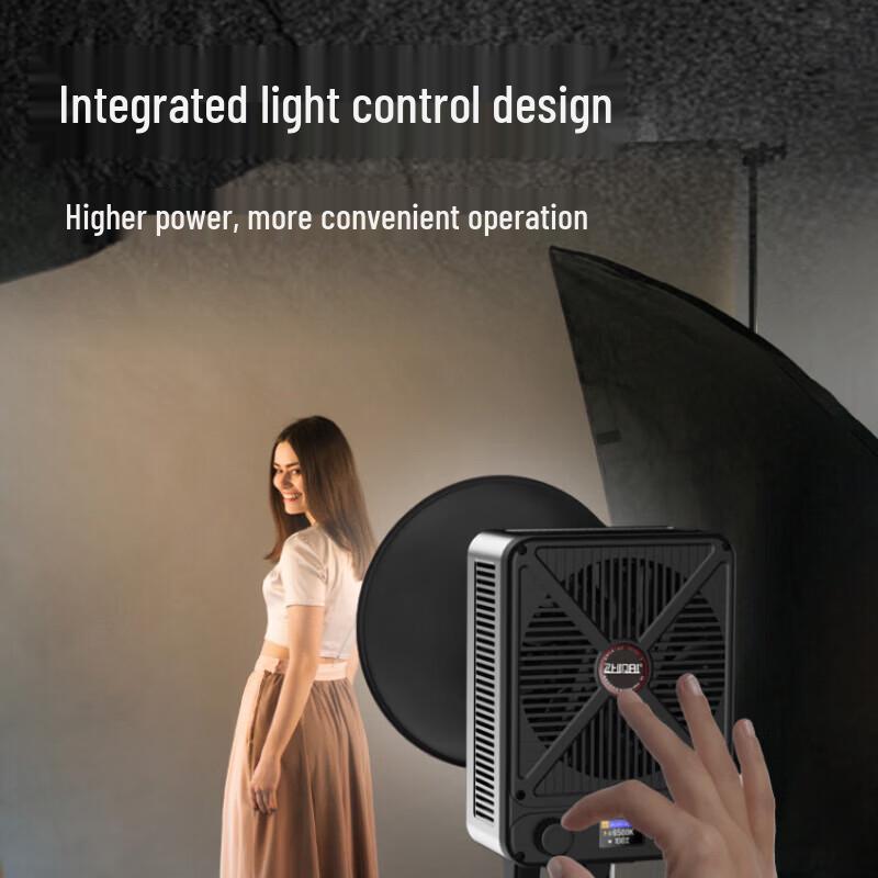 Zhipai FD-330W Dual Color Temperature COB LED Video Light