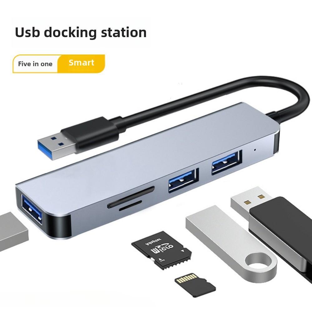 USB C Hub 2 Port USB 3 0 Adapter Multifunktionale Dockingstation für Laptop Handy Tablet Datensynchronisation Aufladen