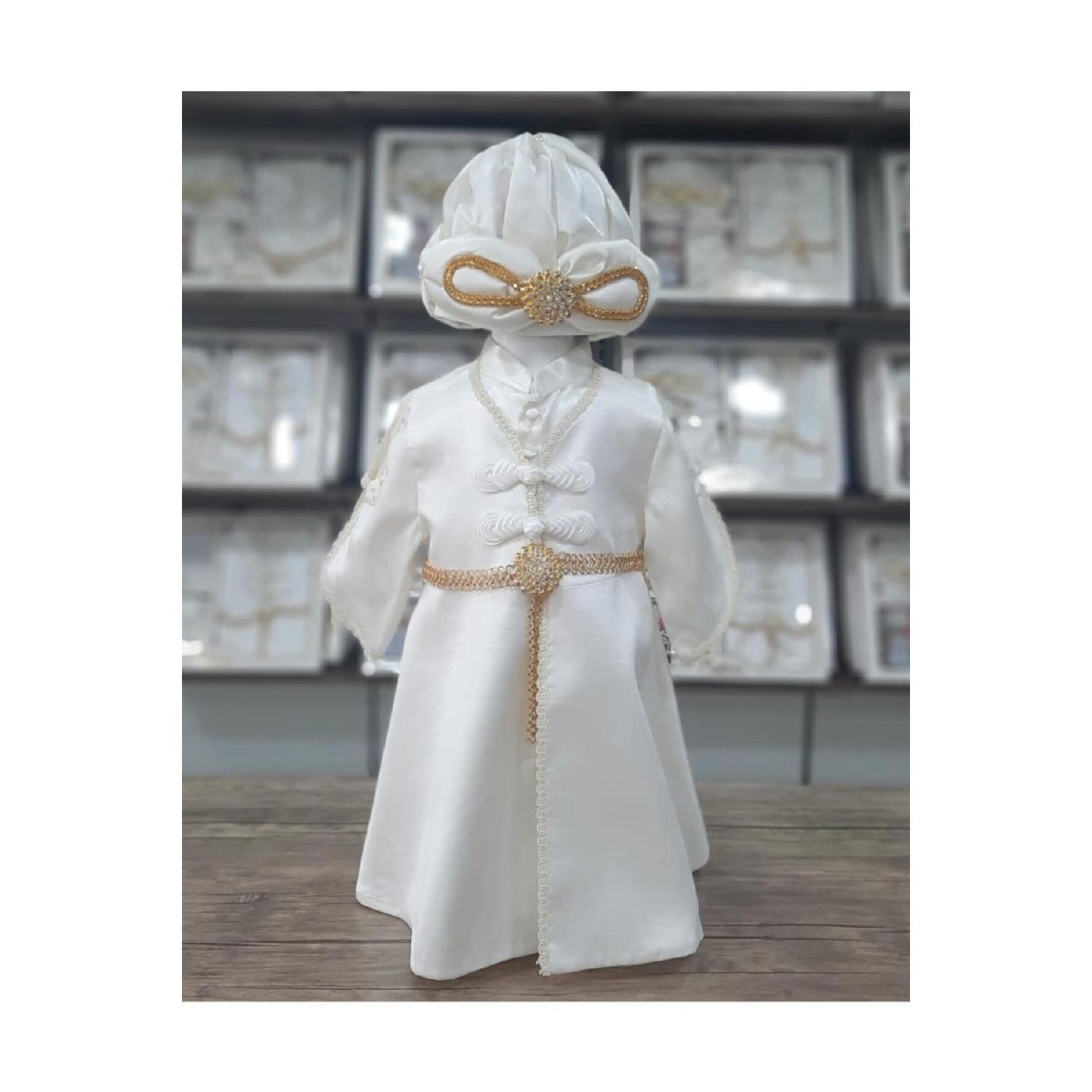 

Ottoman Baby Baby Kaftan Mevlt Set 6 Ay екрю