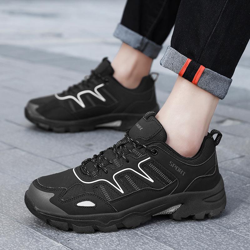Men's Plus Size Outdoor Low-Top Couple Sports Running Shoes off-Road Hiking Shoes Travel Shoes Hiking Boots