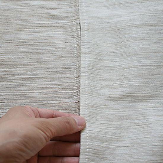 Stylish Scandinavian Sunnyday Fabric Noren Grand Approximately 85cm Wide x 170cm Long Curtain, Ivory,