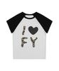 FANCY CLUB I Love Fy Tee (White) F25Qb102
