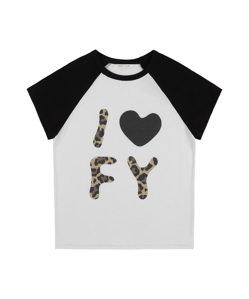 FANCY CLUB I Love Fy Tee (White) F25Qb102