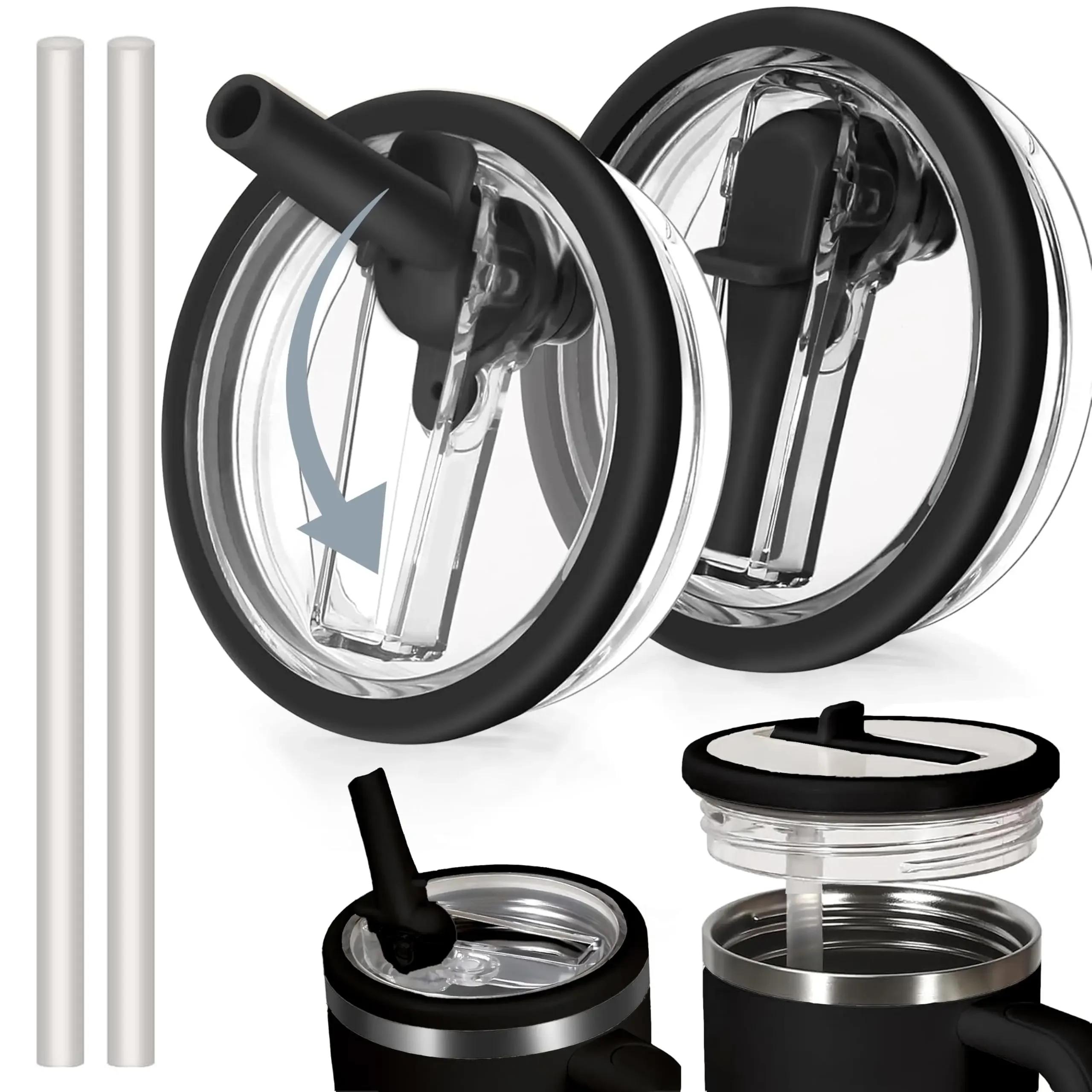 

Крышка для тамблера Stanley 40 унций, непроливающаяся, брызгозащищенная, крышка для тамблера Stanley, крышка со складной соломинкой для замены