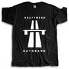 New Fashion Tshirt Tees Autobahn  Kraftwerk Mens Music TShirt Autobarn Brand Top Tees Unisex Teeshirt