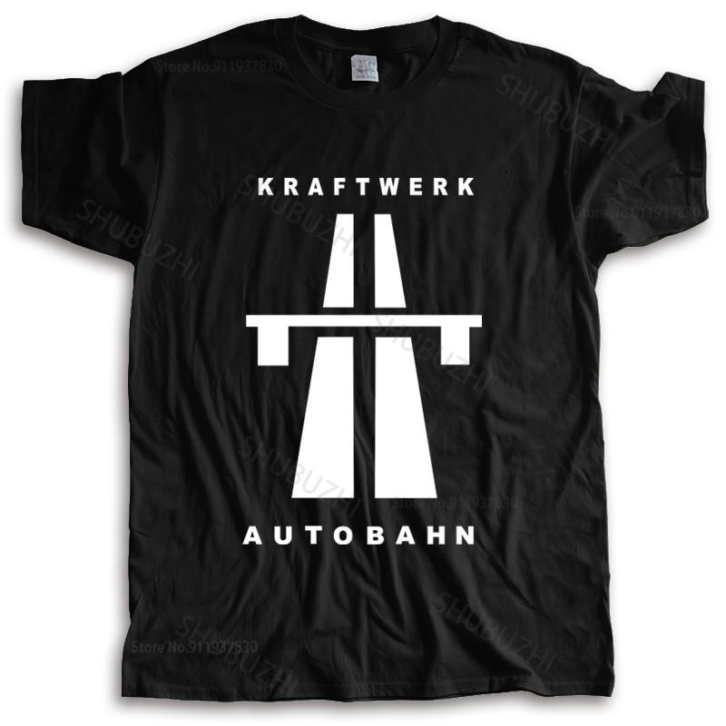 Новая модная футболка с принтом Autobahn Kraftwerk Музыкальная футболка для мужчин Бренд Autobarn Топ унисекс футболка S