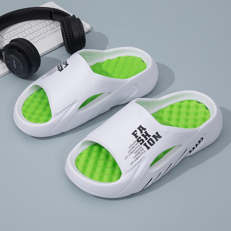 Herren Übergröße Sommer Outdoor Rutschfeste Sportliche Flip-Flops mit Dicken Sohlen