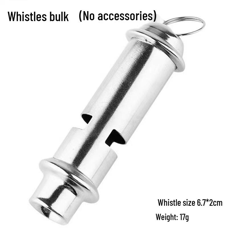 Coreless Metal Lifesaving Coach and Referee Whistle for Outdoor Survival and Training
