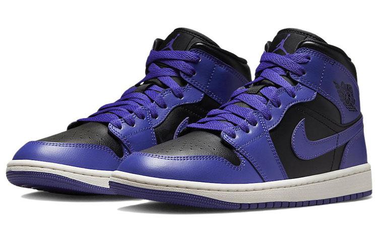 Jordan 1 Mid Purple Black Women's BQ6472-051