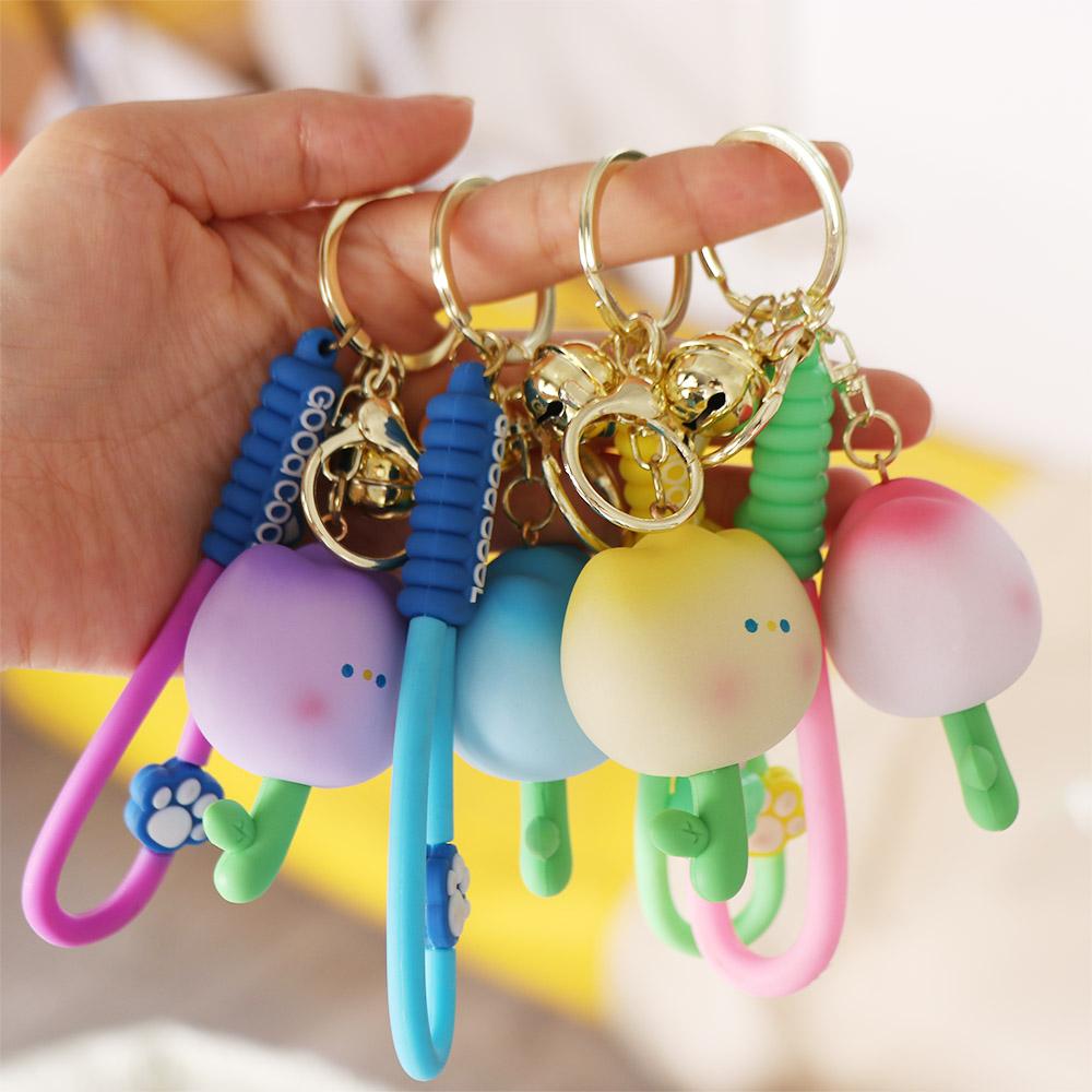 Sweet Tulip Tulip Flower Key Chain Resin Resin Tulip Keychain Resin Tulip Flower Pendant Bag Charm