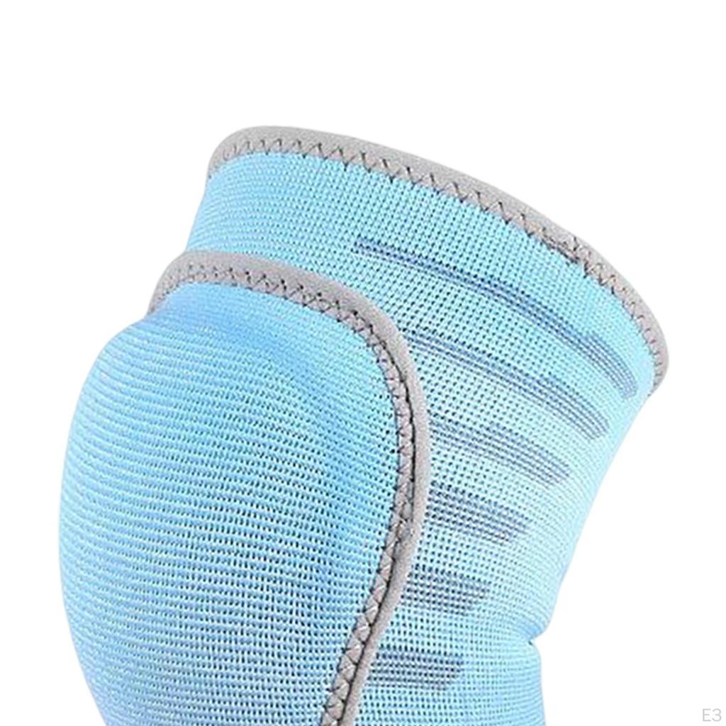Knee Pad Anti Slip Breathable Padded Sponge Elastic Flexible Brace Running Workout Roller