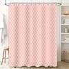 Stylish Shower Curtain Checkerboard Pattern Waterproof Fabric Bathroom Decor Farmhouse Modern Vintage Shower Liner Set