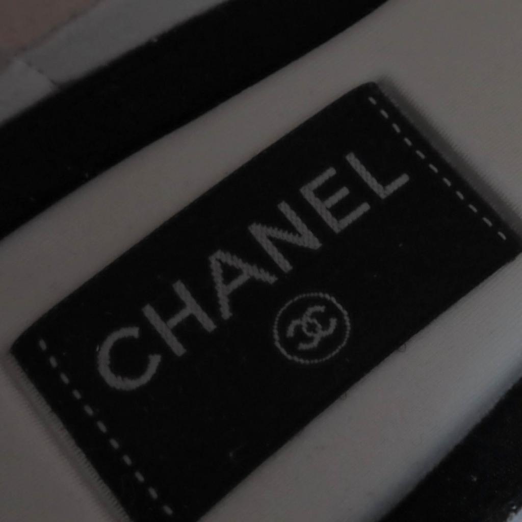 Makellose CHANEL Sneaker COCO Marke Stricksocken pink gestrickt Damen 37 23B G38750 Gebraucht