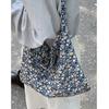 Neue Retro-Blumen-Canvas-Tasche Kleine Blumenstofftasche Umhängetasche Crossbody-Tragetasche Damentasche