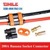 200A Lithium Battery Welding free Connector 8AWG REB 6808 PRO D6 Gold-plated Plug Socket 6mm 200A Banana Male Female Connector