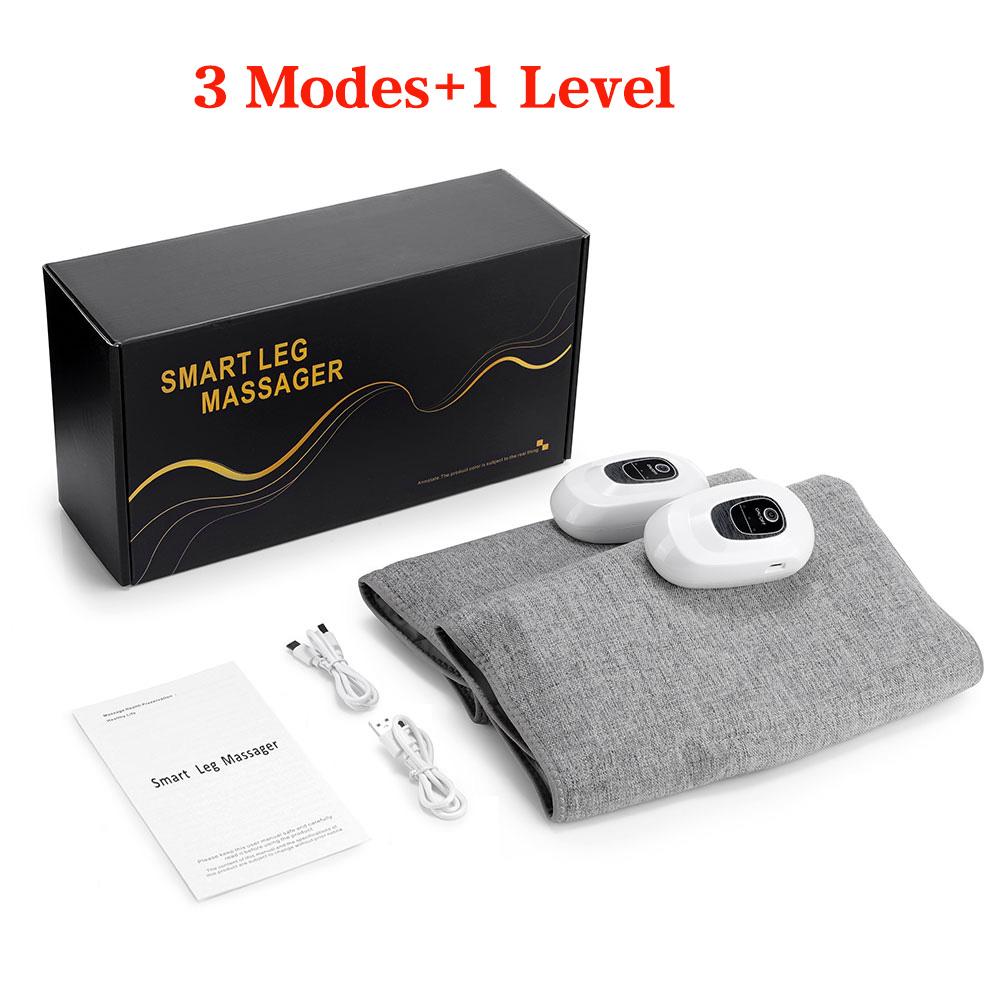 Electric Leg Massager 360° Air Pressure Calf Massager 3 Mode Wireless Rechargeable for Relaxation