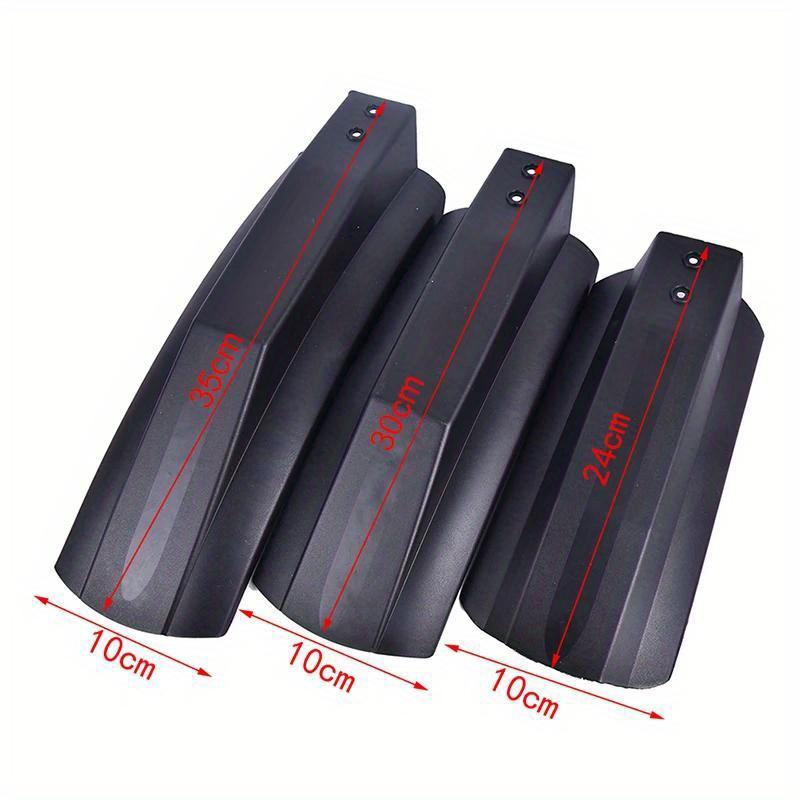 1 Set Snow Bicycle Mountain Bike Front Rear Mud Guard Fenders for Fat Tire Bicycle Fender