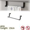 Towel Rack Over Door Stainless Steel Towel Bar Storage Organizer Bathroom Kitchen Cabinet Door Hanging Towel Rack