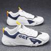 Fashion New flat casual shoes for spring and summer of 2025, comfortable and soft soled, anti slip running sports men's shoes