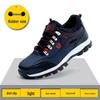 Men's Safety Work Shoes, Anti-Smash, Puncture-Resistant, Non-Slip, Wear-Resistant, Lightweight Rubber Soles
